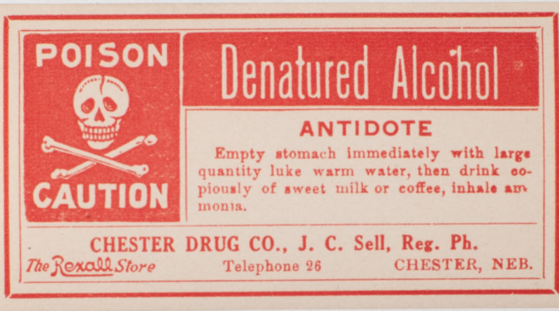 Medicine-Label-from-Sell-Drug-Store-Chester-Nebraska