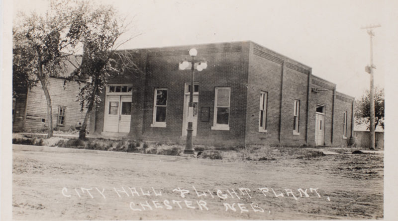 PC_Chester-Nebraska-City-Hall-Light-Plant-1922-Front